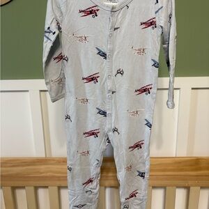 Kyte baby vintage planes romper